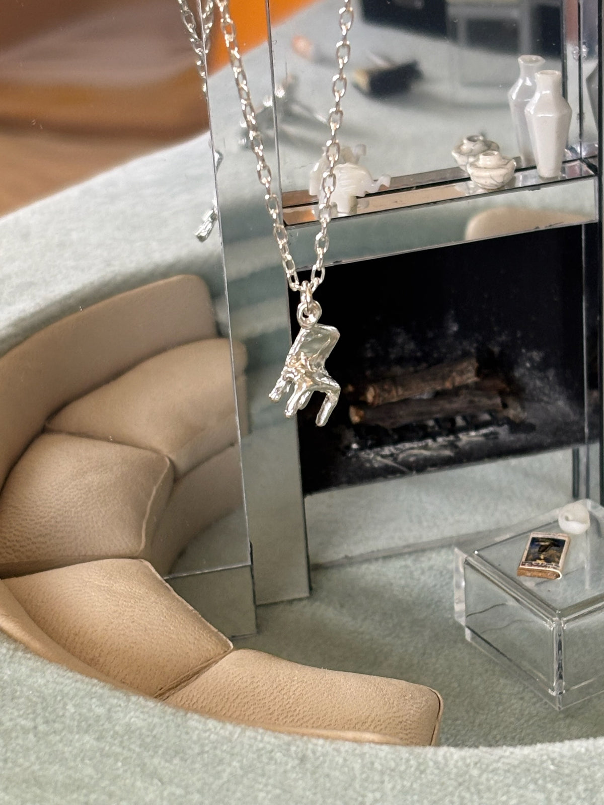 3D CHAIR CHARM NECKLACE